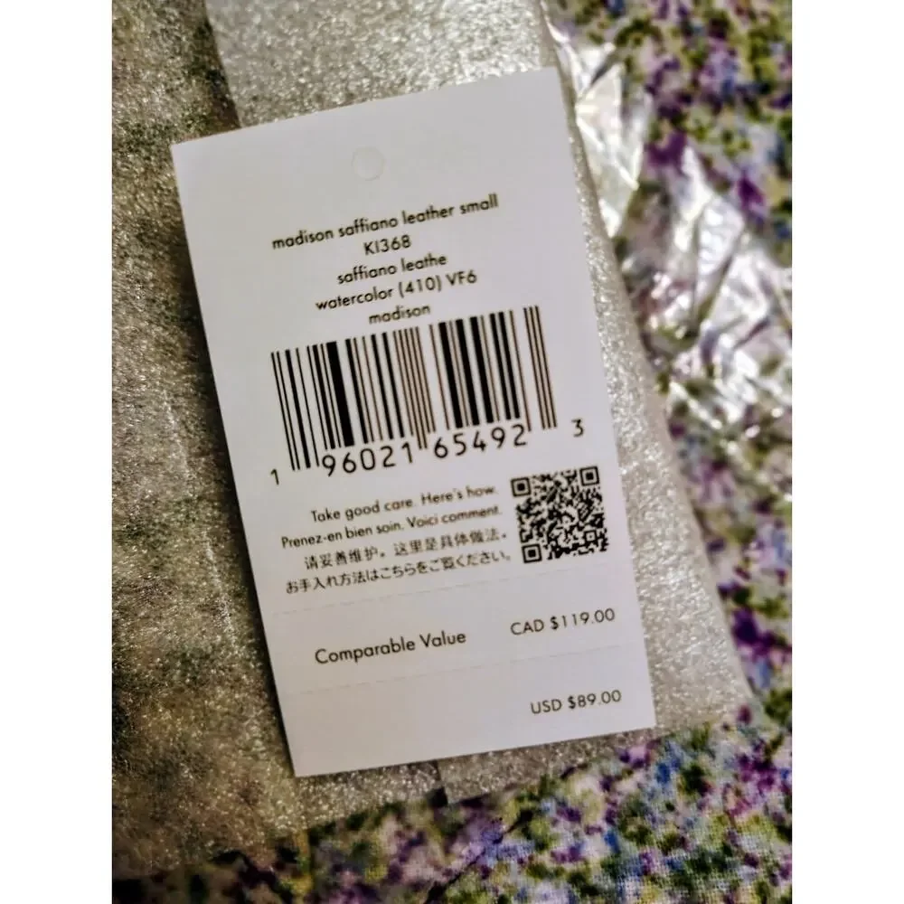 Kate Spade Card Holder Light Blue NWT